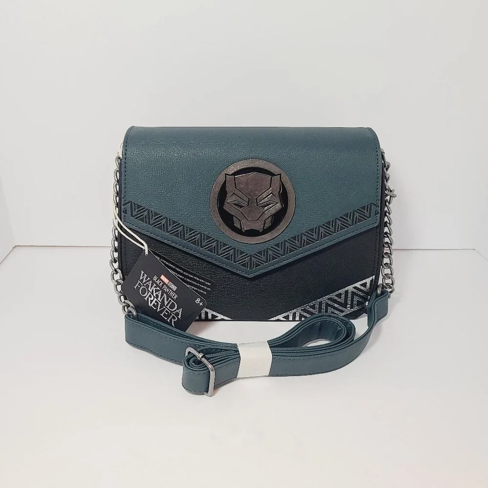 Loungefly Wakanda Forever Crossbody Bag | NWT Marvel Black Panther - Picture 2 of 16